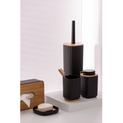 WENKO 25319100 - Kosmeetikakarp ROTELLO 24x12,7 cm must/pruun