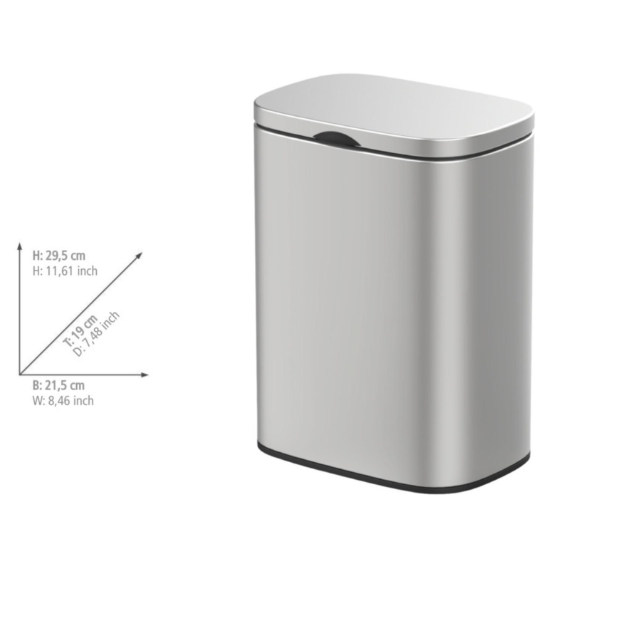 WENKO 25336100 - Korv SARE 21,5x29,5 cm hõbedane