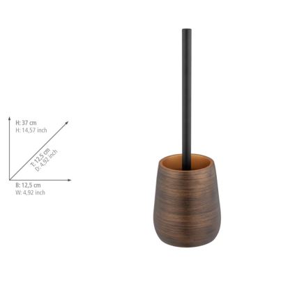 WENKO 25354100 - WC-hari PALENA 12,5x37 cm pronksivärvi