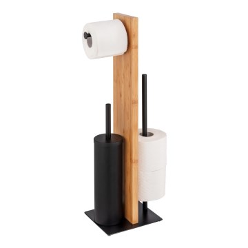 WENKO 25376100 - WC komplekt LESINA 18x69 cm pruun/must