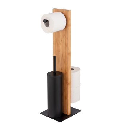 WENKO 25376100 - WC komplekt LESINA 18x69 cm pruun/must