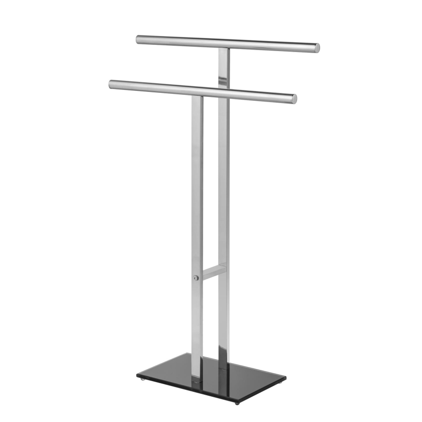 WENKO 25389100 - LAVA rätikuhoidja 50x81,5 cm roostevaba teras/hõbedane/must