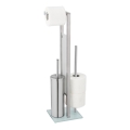 WENKO 25399100 - WC-hari RIVALTA 18x70 cm hõbedane/valge/must