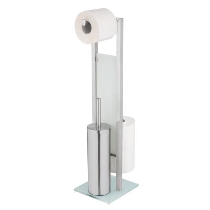 WENKO 25399100 - WC-hari RIVALTA 18x70 cm hõbedane/valge/must