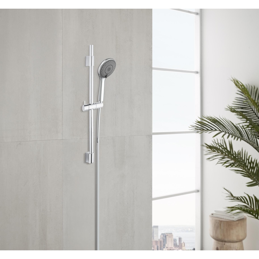 WENKO 25452100 - Dušikomplekt WATERSAVING SYSTEM 70 cm, hõbedane
