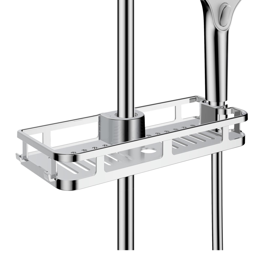 WENKO 25490100 - Riiul LIBERTÀ 28,5x11,5 cm läikiv kroom