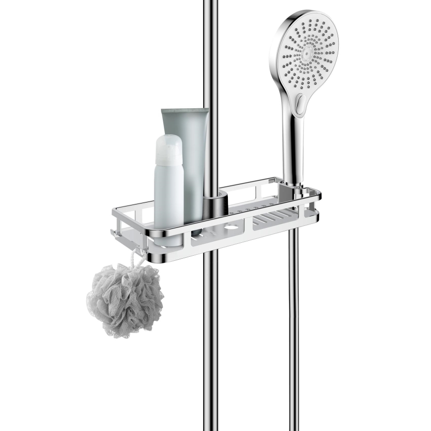 WENKO 25490100 - Riiul LIBERTÀ 28,5x11,5 cm läikiv kroom