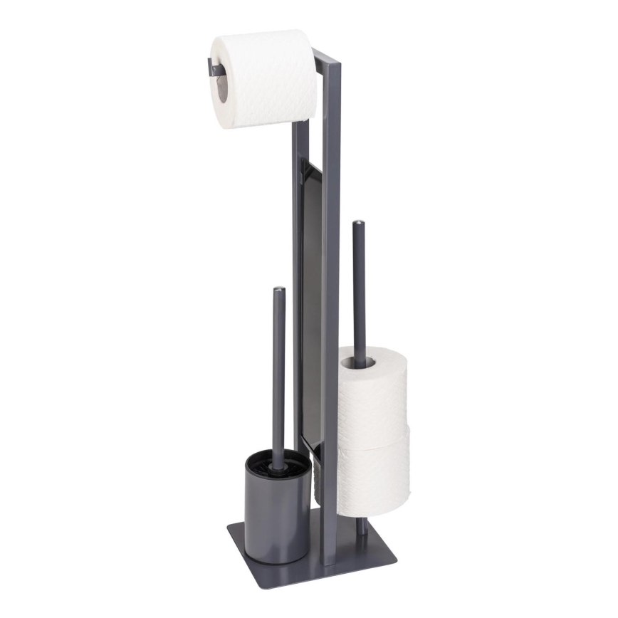 WENKO 25552100 - WC hari RIVALTA 18x70 cm hall/must