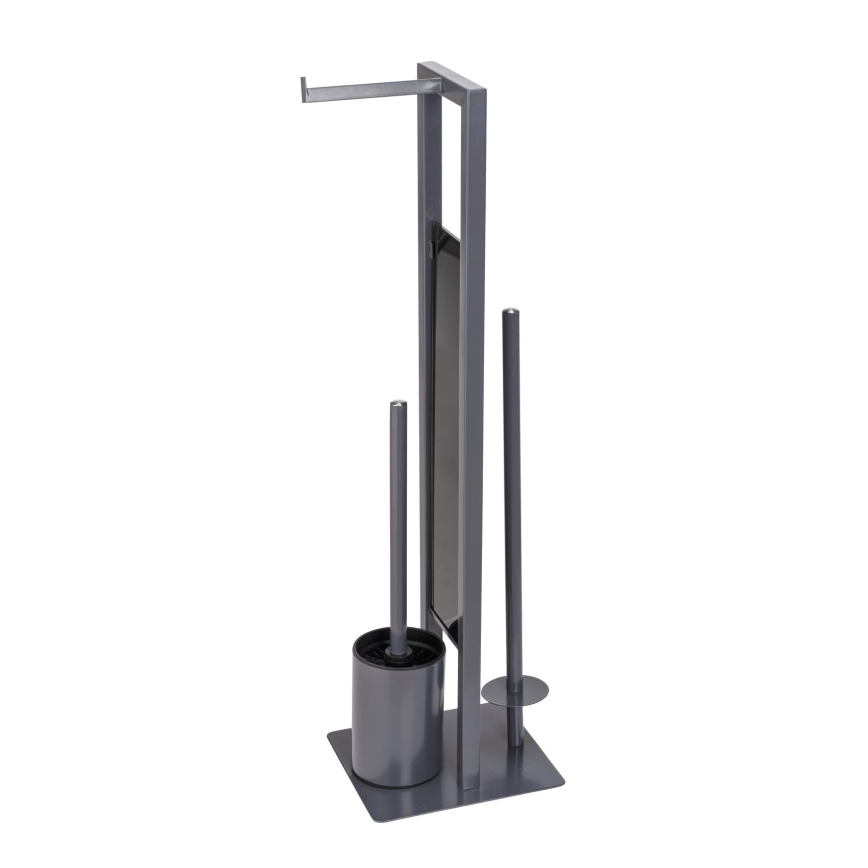 WENKO 25552100 - WC hari RIVALTA 18x70 cm hall/must