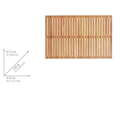 WENKO 25578100 - Uksematt ACACIA 55x85 cm pruun