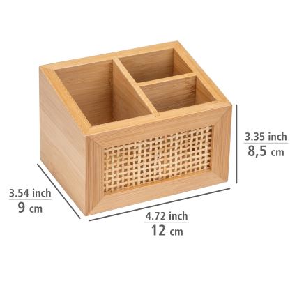 WENKO 25600100 - ALLEGRE korraldaja 12x9 cm pruun