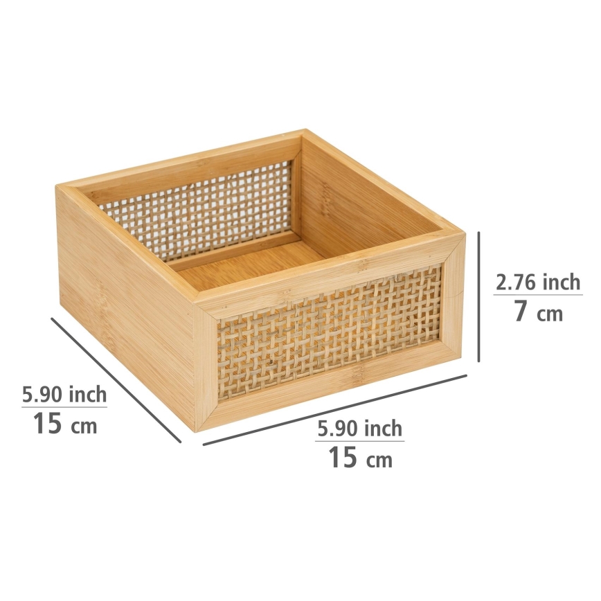 WENKO 25601100 - Vannialus ALLEGRE 15x7 cm pruun