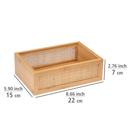 WENKO 25602100 - ALLEGRE vannialus 22x15 cm pruun