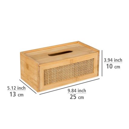 WENKO 25607100 - Salvrätikute karp ALLEGRE 25x13 cm pruun