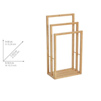 WENKO 25629100 - Rätikuhoidja BAMBUSA 42,5x82 cm pruun
