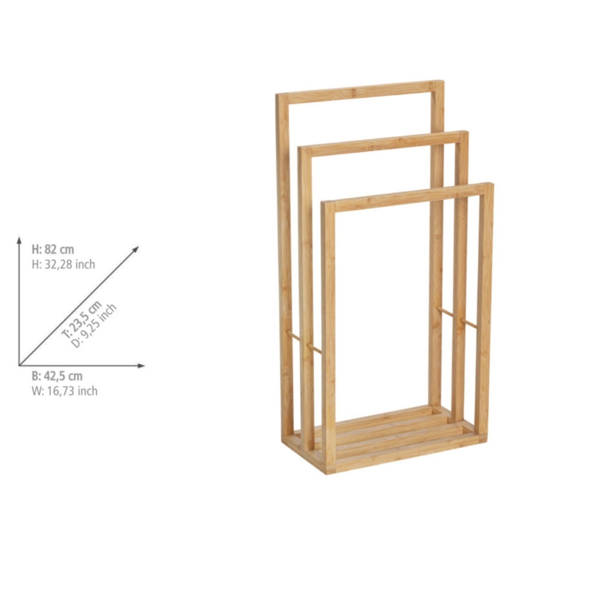 WENKO 25629100 - Rätikuhoidja BAMBUSA 42,5x82 cm pruun