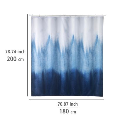 WENKO 25745100 - Dušikardin ALARA 180x200 cm, mitmevärviline