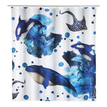 WENKO 25749100 - Dušikardin AQUARIS 180x200 cm mitmevärviline