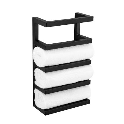 WENKO 25780100 - rätikuhoidja FONDIRO 24x42 cm must