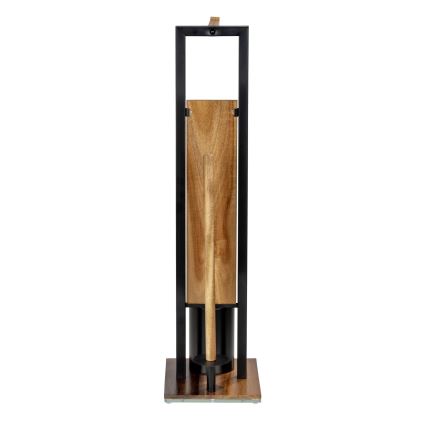 WENKO 25784100 - WC-komplekt RIVALTA 18x70 cm pruun/must