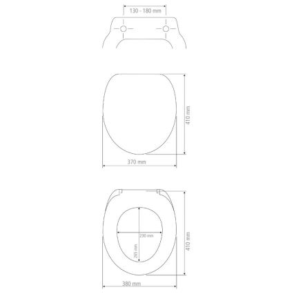 WENKO 25792100 - WC-poti iste PRIMA 37x41 cm kollane/hõbedane