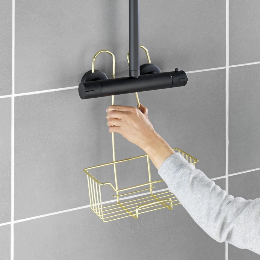 WENKO 25937100 - Dušikorv MILO 25x36 cm roostevaba teras/kuldne/läbipaistev