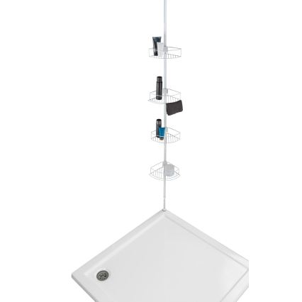 WENKO 26015100 - Nurkriiul DOLCEDO 31x230 cm roostevaba/valge