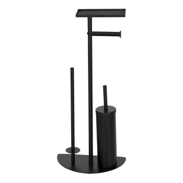 WENKO 26060100 - WC-komplekt COSENZA 32,5x72 cm must