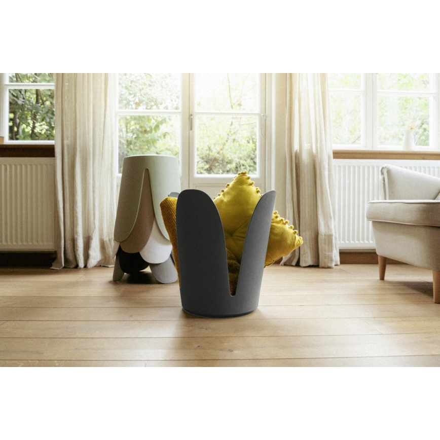 WENKO 26089100 - Taburet COMISO 44,5x46 cm antratsiit