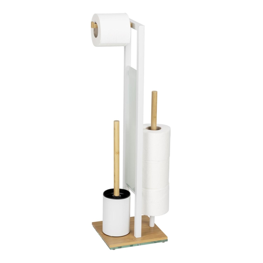 WENKO 26214100 - WC komplekt RIVALTA 18x70 cm pruun/valge