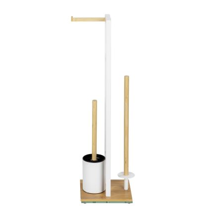 WENKO 26214100 - WC komplekt RIVALTA 18x70 cm pruun/valge