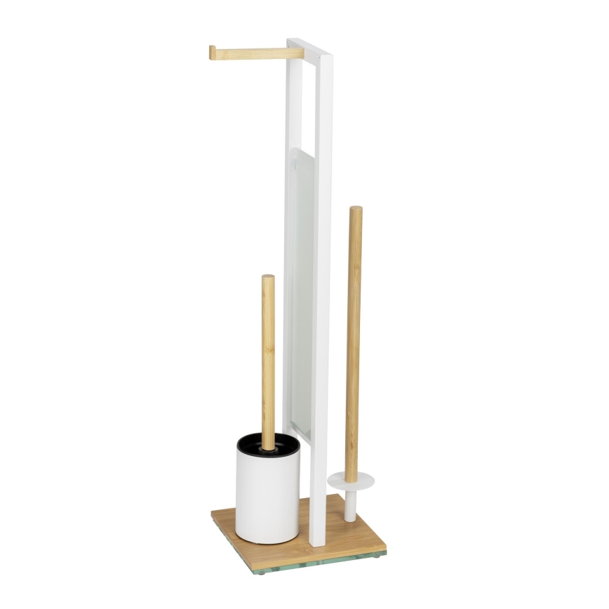WENKO 26214100 - WC komplekt RIVALTA 18x70 cm pruun/valge
