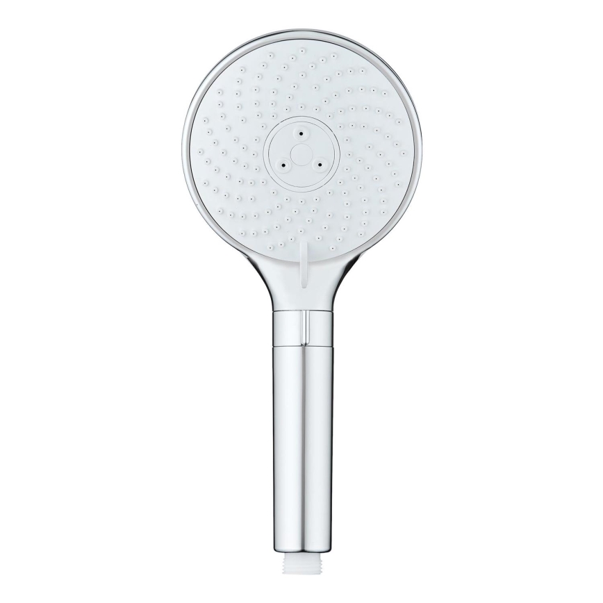 WENKO 26362100 - Dušipea WATERSAVING SYSTEM 12x12 cm läikiv kroom/valge