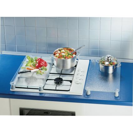 WENKO 2712663100 - Kaitseplaat 30x52 cm läbipaistev/hall