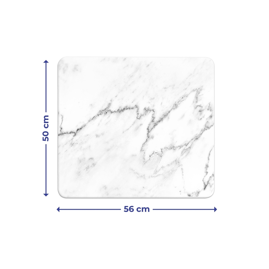 WENKO 2712929500 - Lõikelaud ABDECKPLATTE - NEUTRAL 56x50 cm mitmevärviline/läbipaistev