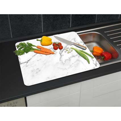 WENKO 2712929500 - Lõikelaud ABDECKPLATTE - NEUTRAL 56x50 cm mitmevärviline/läbipaistev