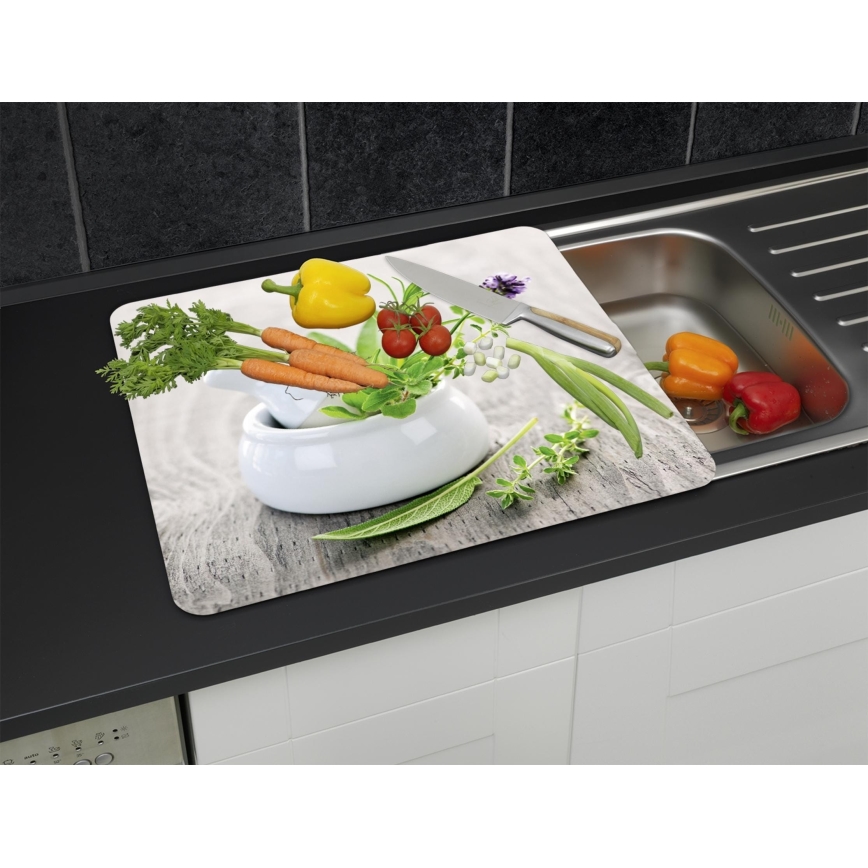 WENKO 2712940500 - katteplaat (toidukõlblik) 56x50 cm, mitmevärviline/läbipaistev