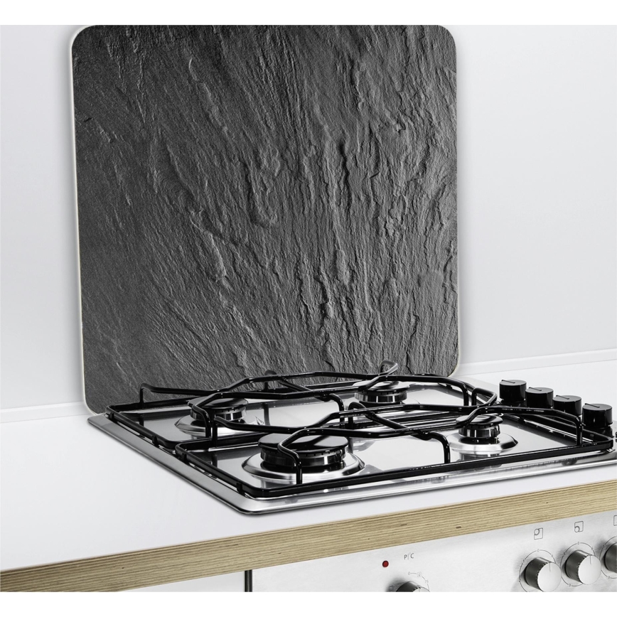 WENKO 2712984500 - Katteplaat ABDECKPLATTE - NEUTRAL 56x50 cm must/läbipaistev