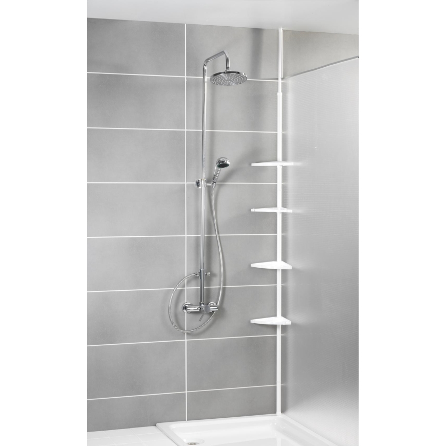 WENKO 3201010100 - nurkne element COMPACT 26x195 cm, valge