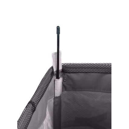 WENKO 3450112100 - Pesukorv QUADRO 40x60 cm hall/must