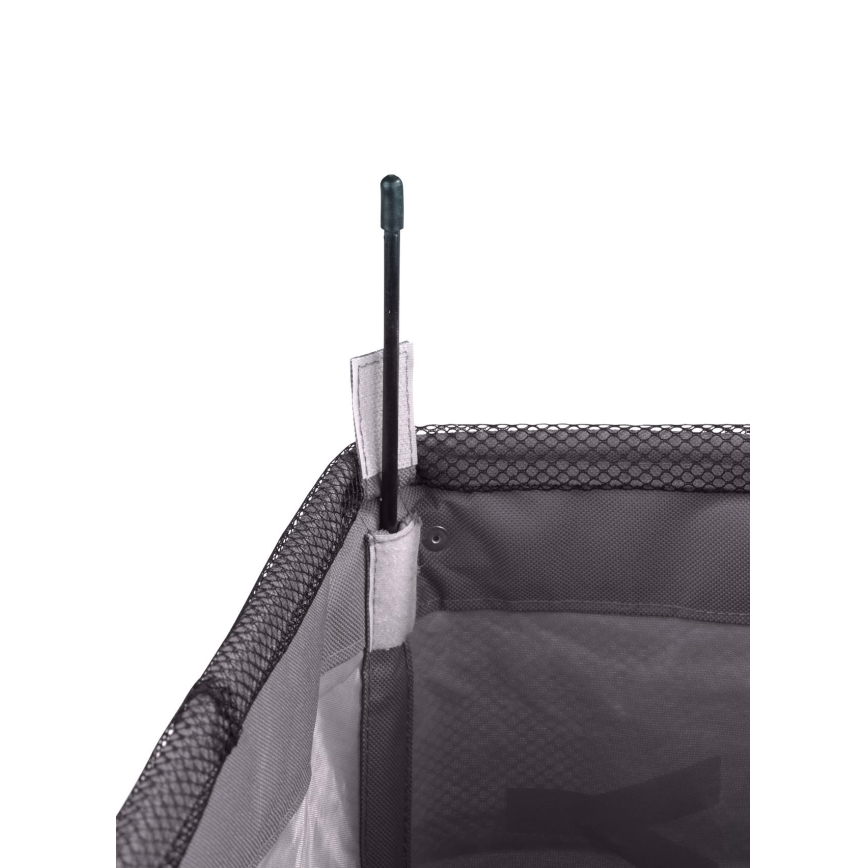 WENKO 3450112100 - Pesukorv QUADRO 40x60 cm hall/must