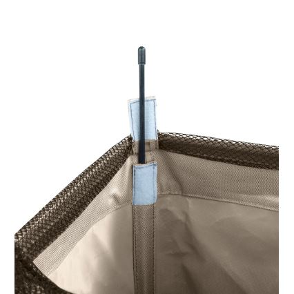 WENKO 3450113100 - Pesukorv CORNO 18,5x60 cm beež/must