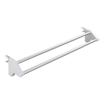 WENKO 3702100 - Rätikuhoidja 13x11,5 cm hõbe/valge