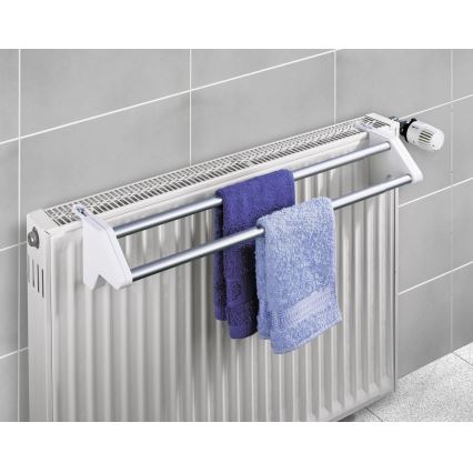 WENKO 3702100 - Rätikuhoidja 13x11,5 cm hõbe/valge