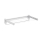 WENKO 3770013100 - Pesukuivatusrest BUTTERFLY 70x13,5 cm hõbedane/valge