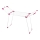 WENKO 3774021100 - Pesukuivatusrest SUMMER DRY 153x76 cm valge/roosa
