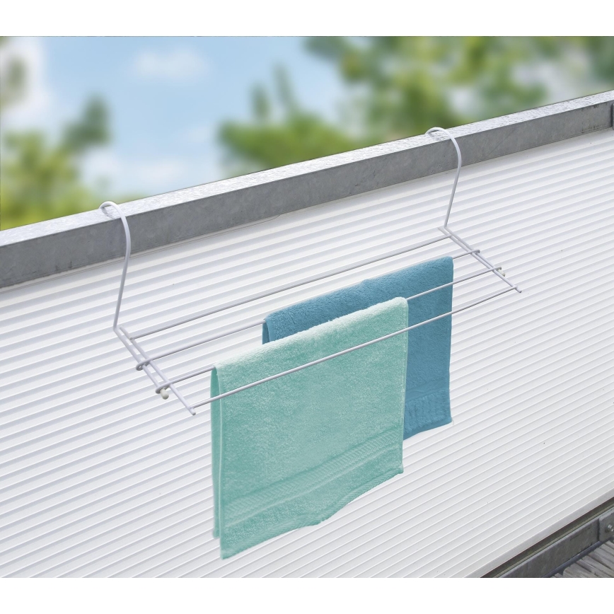 WENKO 3780010100 - Riiete kuivatusrest 58x16 cm valge