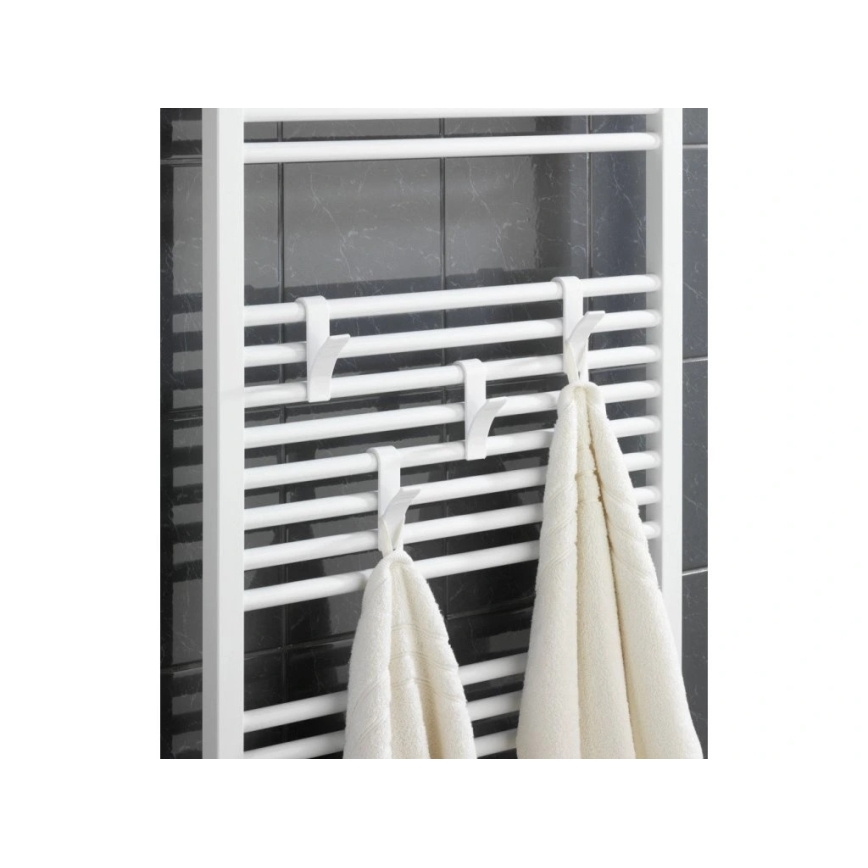 WENKO 4468160100-Konksud 2,5x10,5 cm valge