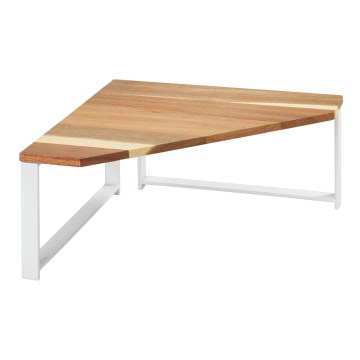WENKO 53026100 - LOUISA riiul 30x30 cm valge/pruun
