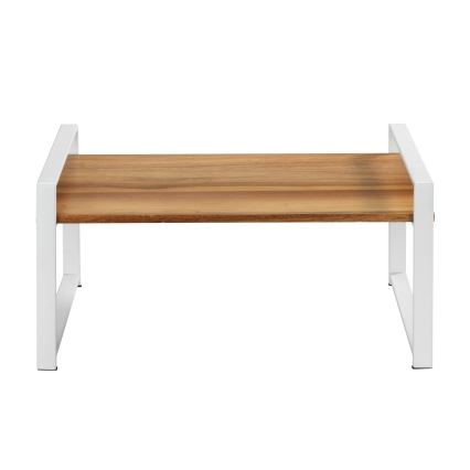 WENKO 53027100 - LOUISA riiul 40 x 20 cm valge/pruun